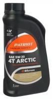 Масло полусинтетическое PATRIOT G-Motion 5W30 4Т ARCTIC 1л 850030100