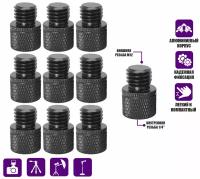 Переходник с внутренней резьбы 1/4 на M12, 10 шт