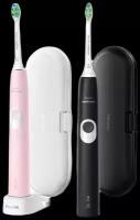 Набор из двух зубных щеток PHILIPS Sonicare ProtectiveClean 4300 HX6800/35