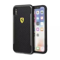 Чехол CG Mobile Ferrari On-track Racing Shield Printed Carbon Effect Hard для iPhone X/XS