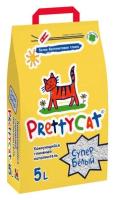 Pretty Cat Комкующийся наполнитель Супер Белый 2 кг 22812 (2 шт)