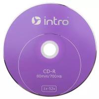 Носители информации CD-R, 52x, Intro, Shrink/25, Б0016205