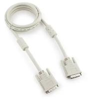 DVI кабель Cablexpert CC-DVI-6C, 1.8 м,19M/19M, экран, феррит. кольца