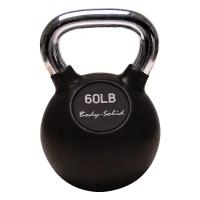 Гиря цельнолитая Body Solid KBC60 с хромированной ручкой 27.2 кг