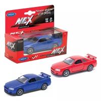 Модель NISSAN SKYLINE GT-R (R34) Welly (Велли) синий 1 шт