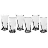 Набор стаканов Crystalite Bohemia Quadro tumbler 2K936/350