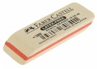 Ластик Faber-Castell каучук 7008 50х19х8, для графитных карандашей, белый