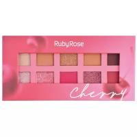 RUBY ROSE Тени для век 10 цветов НВ-1050 Cherry