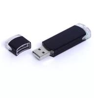 Классическая металлическая флешка для нанесения логотипа (32 Гб / GB USB 2.0 Черный 014 Интересная оптом от интернет магазина)