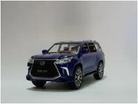 Масштабная инерционная модель Лексус Lexus LX 570 21 см, 1:24