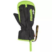 Варежки Reusch 2021-22 Ben Mitten Black/Neon Green (Inch (Дюйм): V)