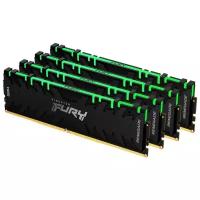 Оперативная память Kingston FURY Renegade RGB 32 ГБ (8 ГБ x 4 шт.) DDR4 3200 МГц DIMM CL16 KF432C16RBAK4/32