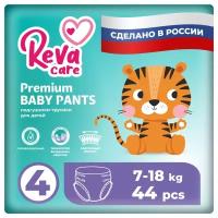 Reva Care Подгузники-трусики Premium L, 7-18 кг, 44 шт., 44 шт., белый