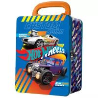 Портативный кейс для хранения 18 машинок Hot Wheels, цвет: сине-оранжевый. HWCC2сине-оранжевый