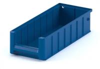 Контейнер I Plast SK 41509, полипропилен, 400x155x90мм, синий с перегородками