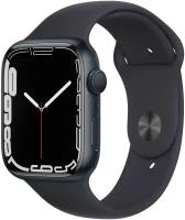 Умные часы Apple Watch Series 7 45mm Aluminum with Sport Band, темная ночь