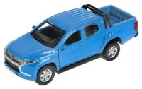 Технопарк Машина металлическая MITSUBISHI L200 13 см, инерционная / синий