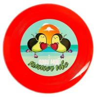 Фрисби Funny toys Лови мой summer vibe, 18 мм, 35 г, в ассортименте