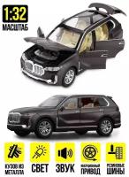 Коллекционная машинка WiMi CZ07 металлическая, инерционная, гоночная, BMW X7