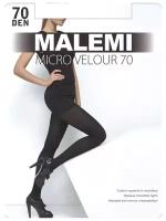 Колготки теплые Malemi Micro Velour 70, размер IV, nero (чёрный)