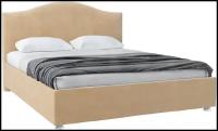Двуспальная кровать CityFlex Mogen с Подъемным механизмом Бежевый велюр 140х200
