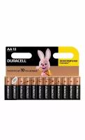 Батарейка Duracell AA, в упаковке: 12 шт