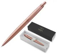 Ручка шариковая Parker Jotter Monochrome XL SE20 Pink Gold PGT М 1.0 мм, корпус из нержавеющей стали, синие чернила, 1 шт