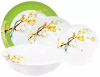 Столовый сервиз Domenik Paradise Bird DM9012, 6 персон, 19 предм