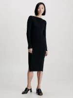 платье для женщин, Calvin Klein, модель: K20K205753BEH, цвет: Черный, размер: 48(L)