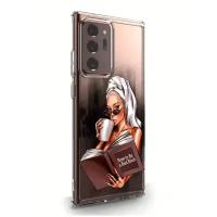 Прозрачный силиконовый чехол MustHaveCase для Samsung Galaxy Note 20 Ultra How to be a bad Bitch для Самсунг Галакси Ноут 20 Ультра Противоударный