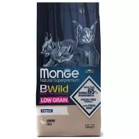 Сухой корм для котят Monge BWILD Feed the Instinct, с гусем 1.5 кг