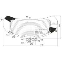 Стекло Заднее С Обогревом Mazda 3 5d 13-18 XYG арт. MAZ-3-14-HBK RW/H/X