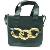 Кожаная сумка с цепью - модный и практичный аксессуар на каждый день OSW-0291/3