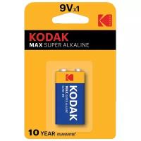 Батарейка Kodak Max Super Alkaline Крона, в упаковке: 1 шт