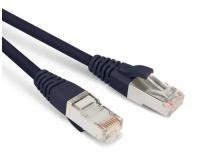 Патч-корд Hyperline экранированный, Cat.5e, LSZH, 0.5 м, черный PC-LPM-STP-RJ45-RJ45-C5e-0.5M-LSZH-BK