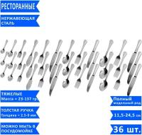 Набор столовых приборов Noble Ritz, нержавеющая сталь, 36 предметов