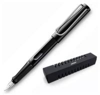 Ручка перьевая LAMY 019 safari, Черный, F, 4000232 881306