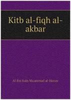 Kitb al-fiqh al-akbar