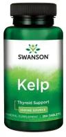 Swanson Kelp 56 мг (Йод 225 мкг из атлантической ламинарии) 250 таблеток (Swanson)