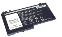 Аккумуляторная батарея для ноутбука Dell Latitude E5250 (RYXXH) 11.1V 38Wh черная OEM