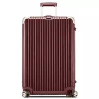 Чемодан RIMOWA, поликарбонат, рифленая поверхность, усиленные углы