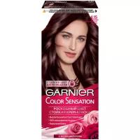 GARNIER Color Sensation стойкая крем-краска для волос, 4.15, Благородный рубин