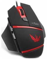 Мышь Delux M611 Black/Red (M611BU)