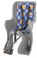 Сиденье-кресло детское SF-928LG на подседельную трубу до 22кг серое