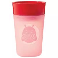 Чашка SKIP HOP стакан-поильник, розовый/красный