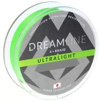 Плетеный шнур Mikado DREAMLINE Ultralight 0.035 fluo green (150 м) 2,53 кг