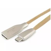 Micro USB кабель Cablexpert CC-G-mUSB01Gd-1M