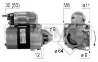 Стартер (12V,0,9Kw) Fiat 500/Bravo/Doblo/Panda/Stilo/Ford Ka Ii Era 220376 Era арт. 220376