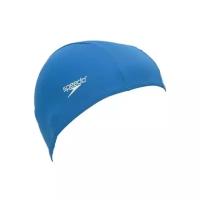 Шапочка для плавания Speedo Polyester Cap, Цвет - голубой; Материал - Полиэстер 100%