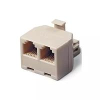 Разветвитель Cablexpert US-12 RJ45 8P8C (джек) -> 2x8P8C (розетки)